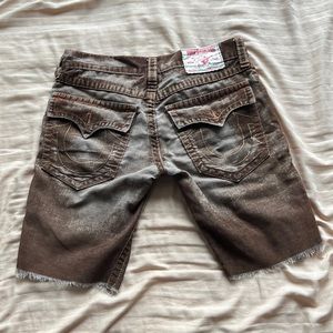 True Religion Men’s Joey Shorts — 33 Waist, 33 Length